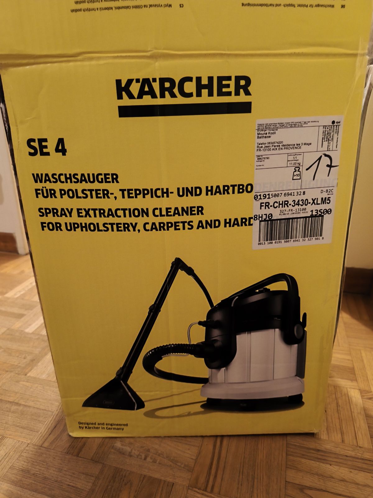 Shampouineuse Kärcher SE4